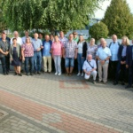 Wizyta delegacji niemieckich działkowców z Westfalii-Lippe w ROD im. Jerzego Niedziałkowskiego w Środzie Wielkopolskiej.